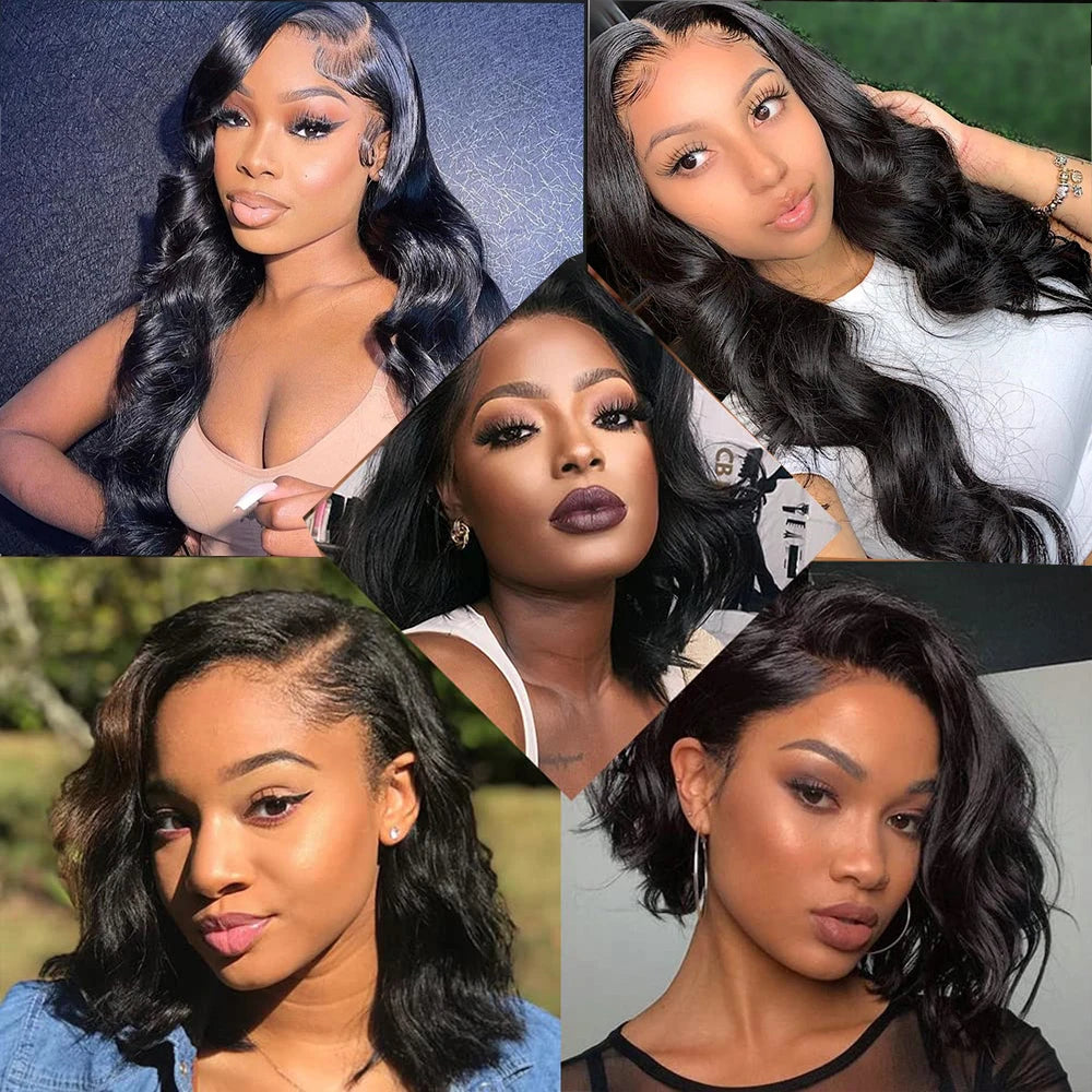 Wigs For Women Undetectable 4x4 Ready To Go Human Hair Wigs Pre Cut Lace Closure Wig