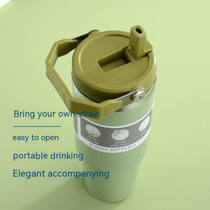 Tasse de voiture portable en acier inoxydable,