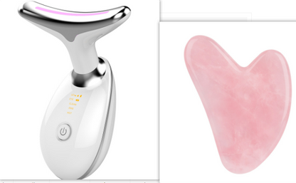 EMS Thermique Cou De Levage Et Serrer Masseur Électrique Microcourants Rides Remover LED Photon Visage Dispositif de Beauté Pour Femme