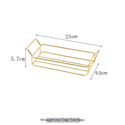 Iron Fruit Plate Home Living Room KTV Plate