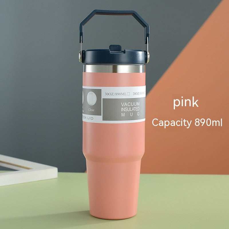 Tasse de voiture portable en acier inoxydable,