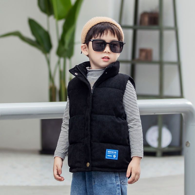 Children's Cotton Vest Padded Jacket Corduroy