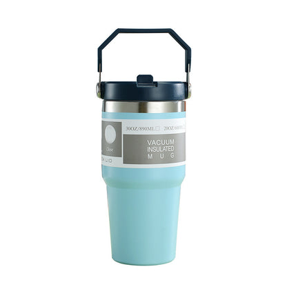 Tasse de voiture portable en acier inoxydable,