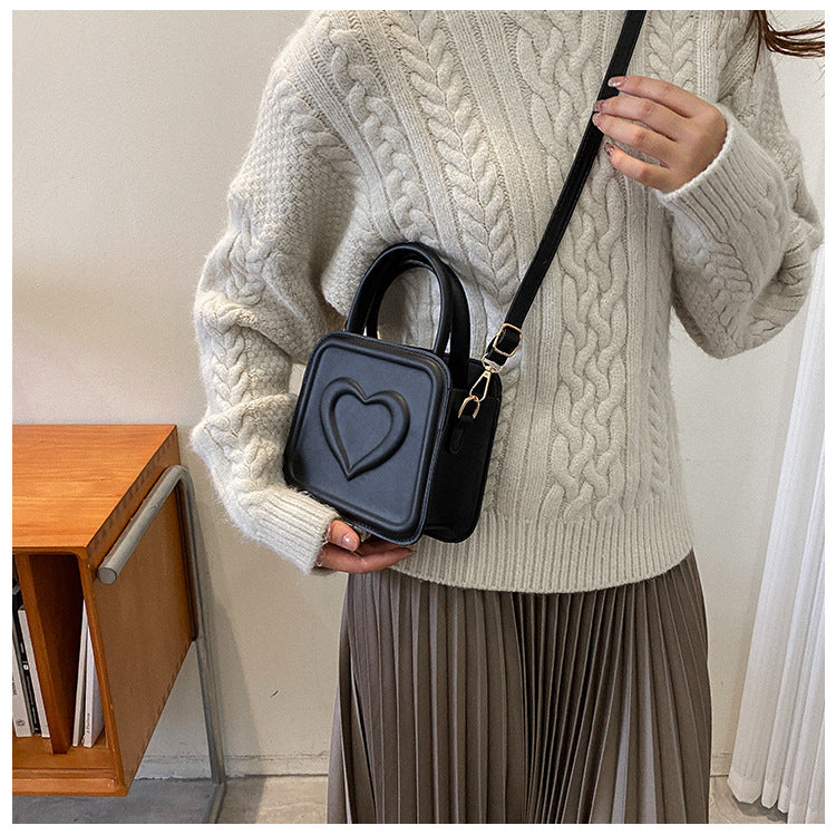 Sac à bandoulière décontracté, petit sac carré à la mode