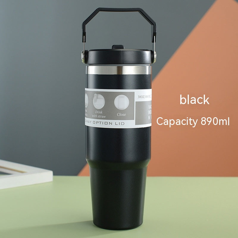 Tasse de voiture portable en acier inoxydable,