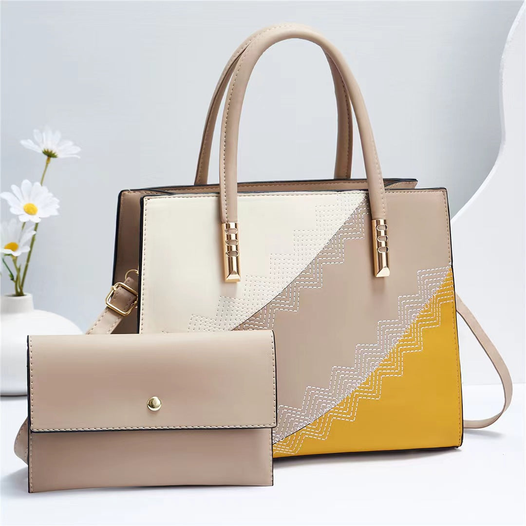 Fashionable Temperament Large One-shoulder Diagonal Handbag