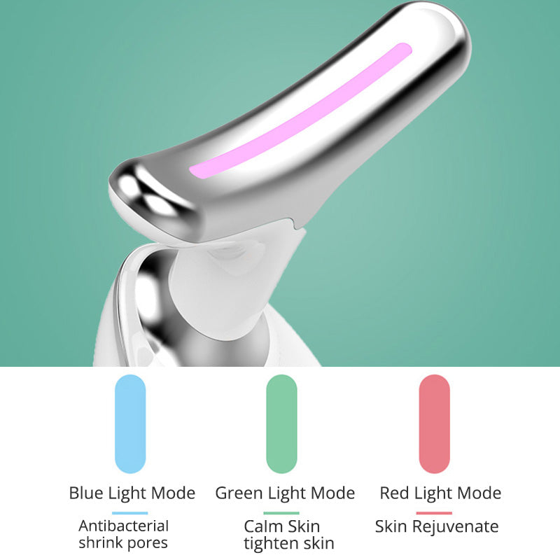 EMS Thermique Cou De Levage Et Serrer Masseur Électrique Microcourants Rides Remover LED Photon Visage Dispositif de Beauté Pour Femme