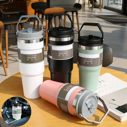 Tasse de voiture portable en acier inoxydable,