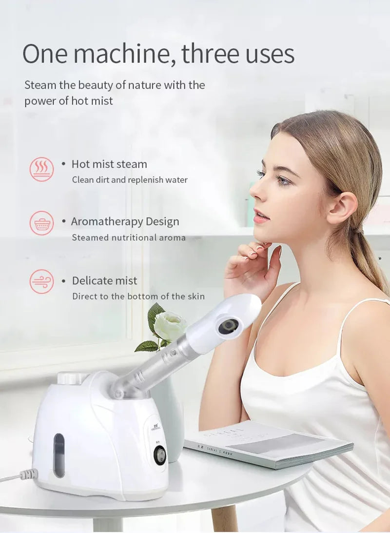 Ozone Facial Vaporizer Sprayer Salon Home Spa Skin Care Whitening