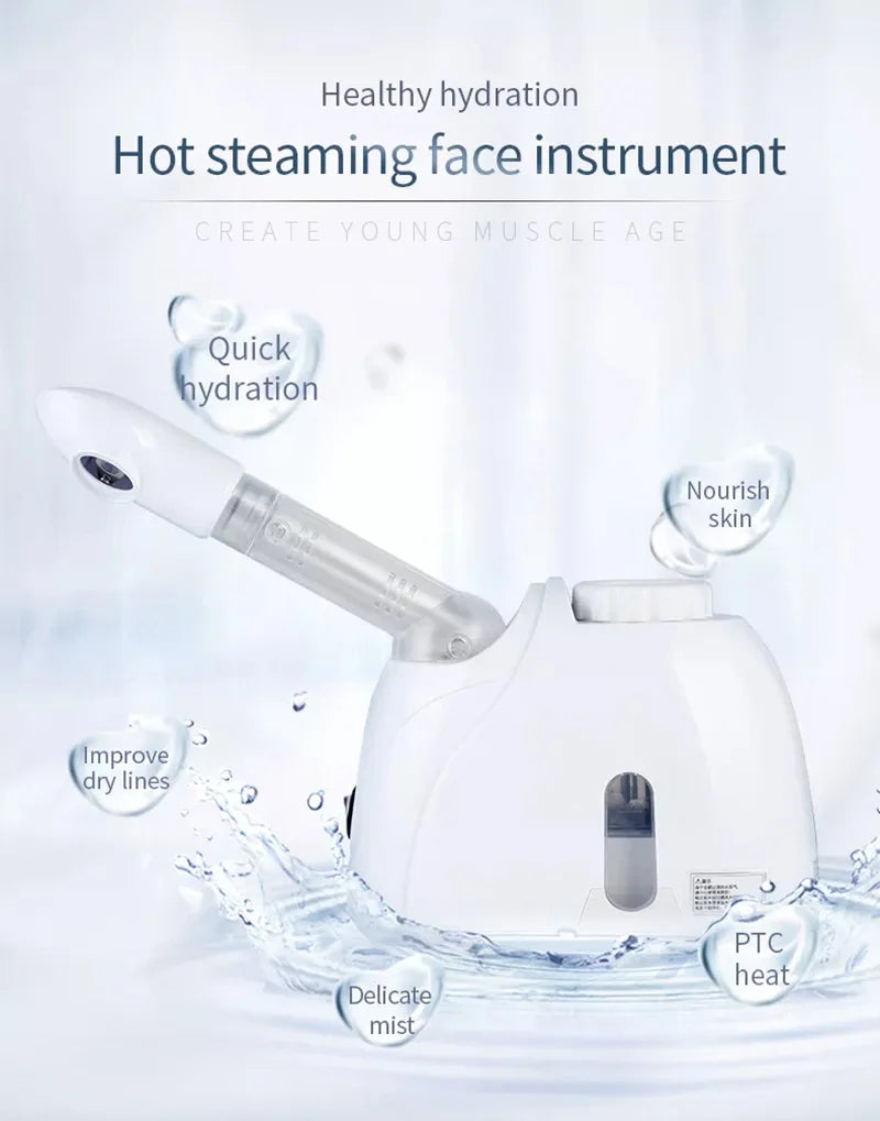 Ozone Facial Vaporizer Sprayer Salon Home Spa Skin Care Whitening