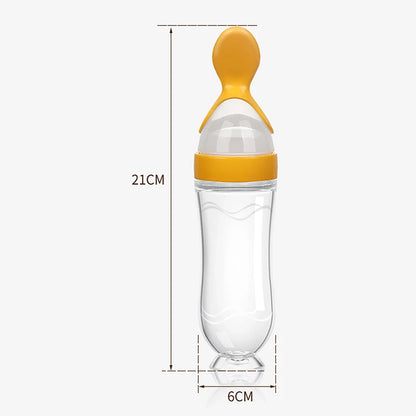 Presser le Biberon En silicone Nouveau -Né