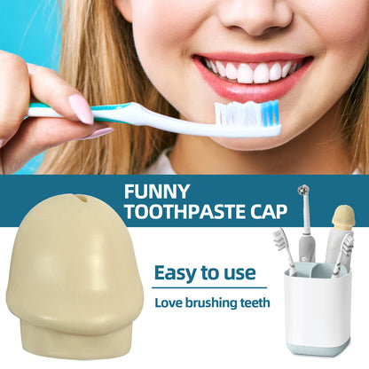 Toothpaste Cap Creative Spoof Personality Dustproof