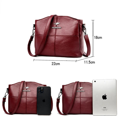 Fashion Female High Quality Soft Leather Bag Ladies Handbags 2023 Women Sac A Main