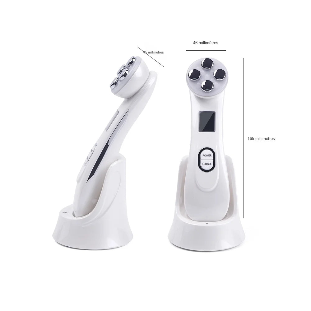 RF Radio Frequency Face Lifting Machine EMS Micro-current Facial Skin Firm Massager LED Photon Rejuvenation Beauty Device
