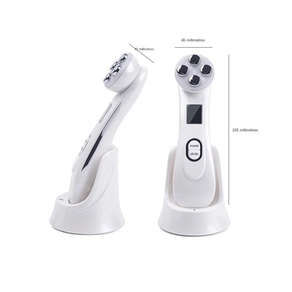 RF Radio Frequency Face Lifting Machine EMS Micro-current Facial Skin Firm Massager LED Photon Rejuvenation Beauty Device