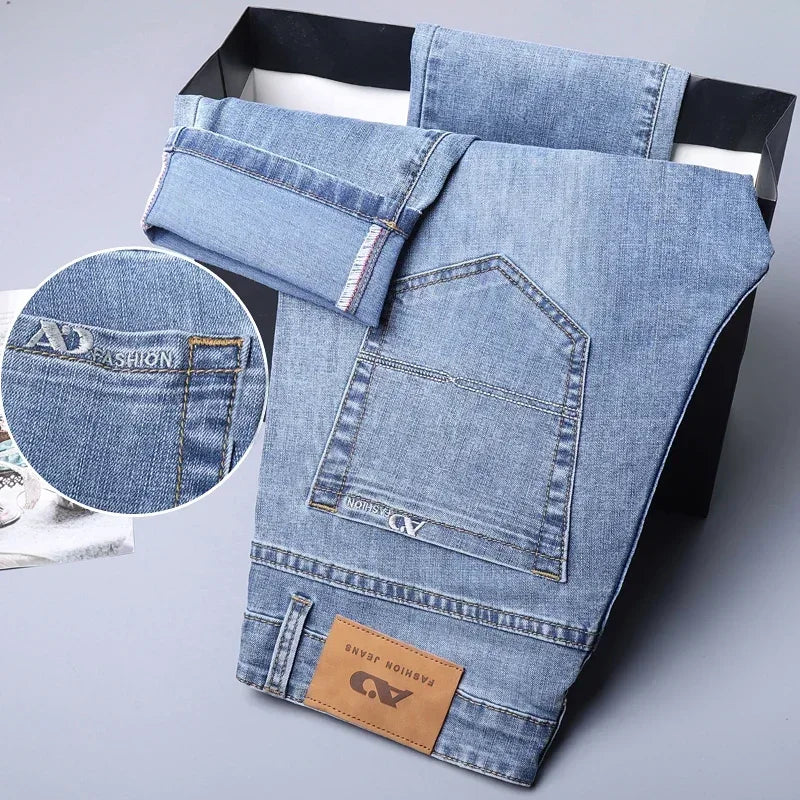 2024  Thin for summer Materail  Men's Luxury Classic Style Men Jeans
