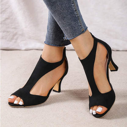 Performance Latin Dance Shoes for Women High Heel 6cm Wedding Party Ballroom Rubber Sole Sexy Sandals 2024 fall Free Shipping