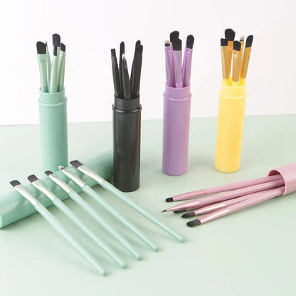 5pcs Mini Eye Shadow Brushes Set Ultra Soft Diffuse Beauty