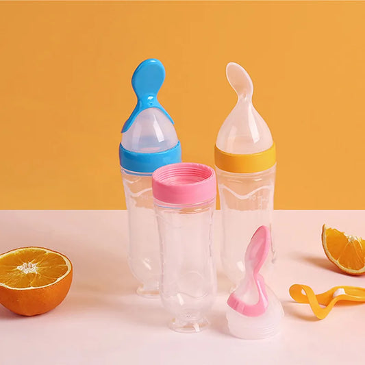 Presser le Biberon En silicone Nouveau -Né