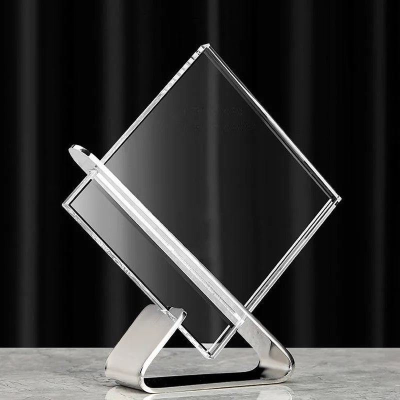 Metal Crystal Crystal Trophy Custom Engraving LOGO Text Personalized Gifts Souvenir Champion Awards Cup Crystal Crafts