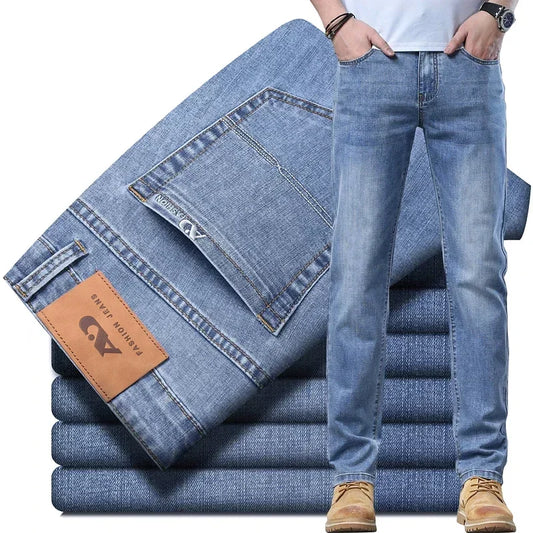 2024  Thin for summer Materail  Men's Luxury Classic Style Men Jeans
