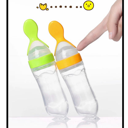 Presser le Biberon En silicone Nouveau -Né