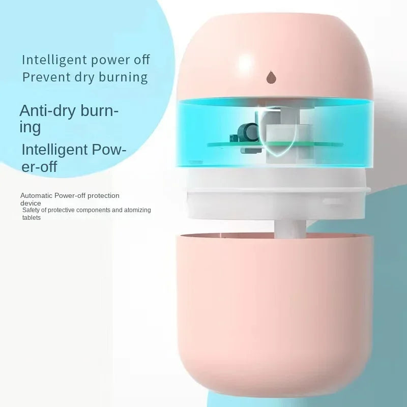 Portable Small Water Droplet Usb Humidifier Home Mute Car Office Desktop Humidifier Dormitory Hydration Spray Air Humidifier