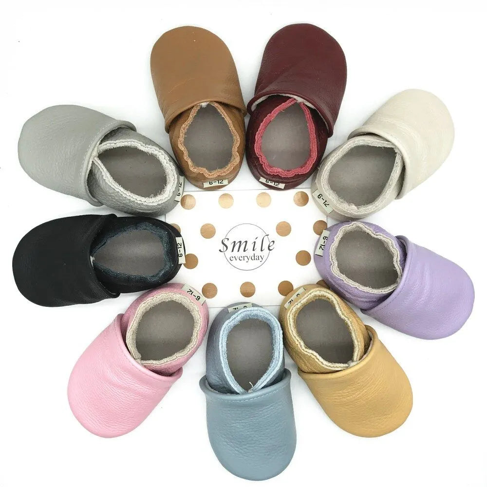 Baby Shoes Cow Leather Bebe Booties