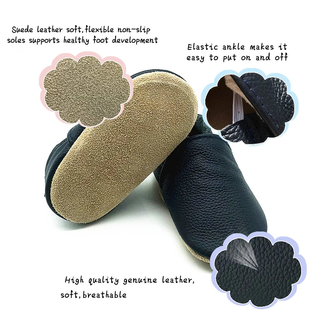 Baby Shoes Cow Leather Bebe Booties