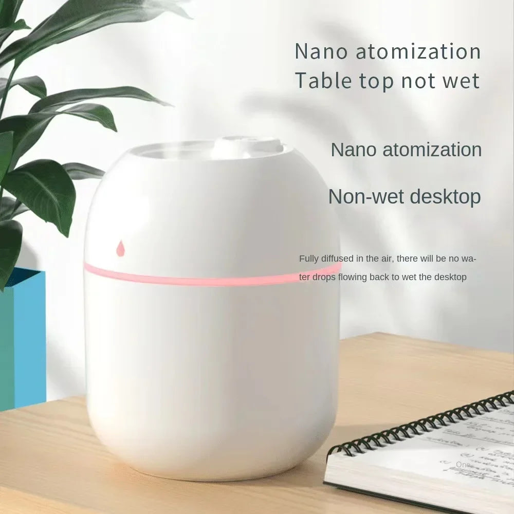 Portable Small Water Droplet Usb Humidifier Home Mute Car Office Desktop Humidifier Dormitory Hydration Spray Air Humidifier