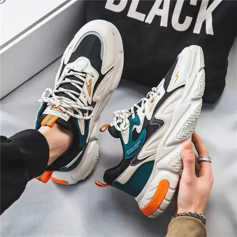 Luxury Mens Sneakers Branded Men's Casual Sneakers 2023 New Quality Shoes for Men Outdoor Fashion Platform Shoes Tenis Masculino
