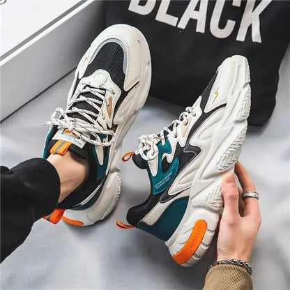 Luxury Mens Sneakers Branded Men's Casual Sneakers 2023 New Quality Shoes for Men Outdoor Fashion Platform Shoes Tenis Masculino