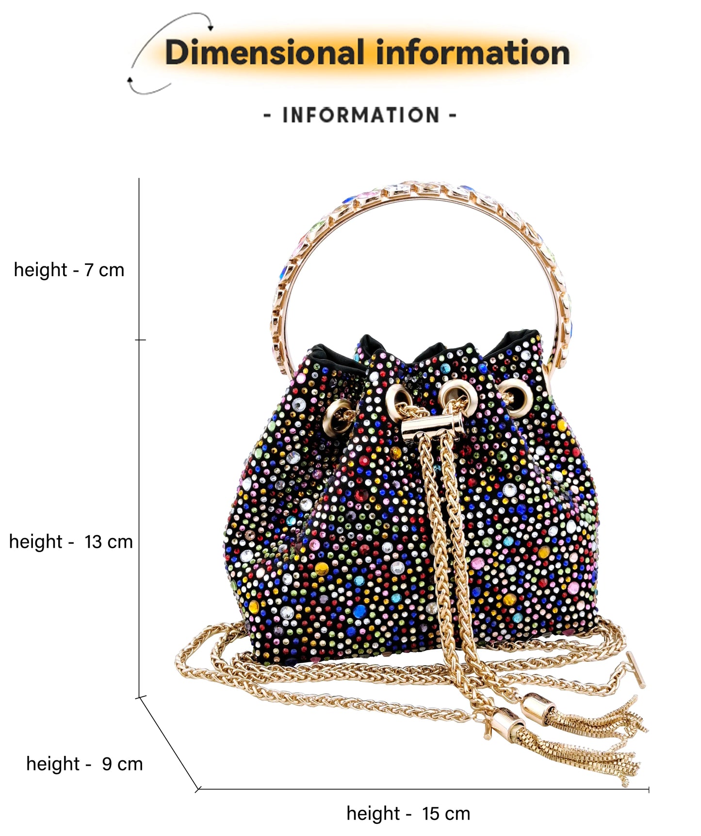 QSGFC 2023 Italian Design Luxury Women's Pointed Shoes And Bag Set Full Diamond Decoration Metal Closure Shoes for Party