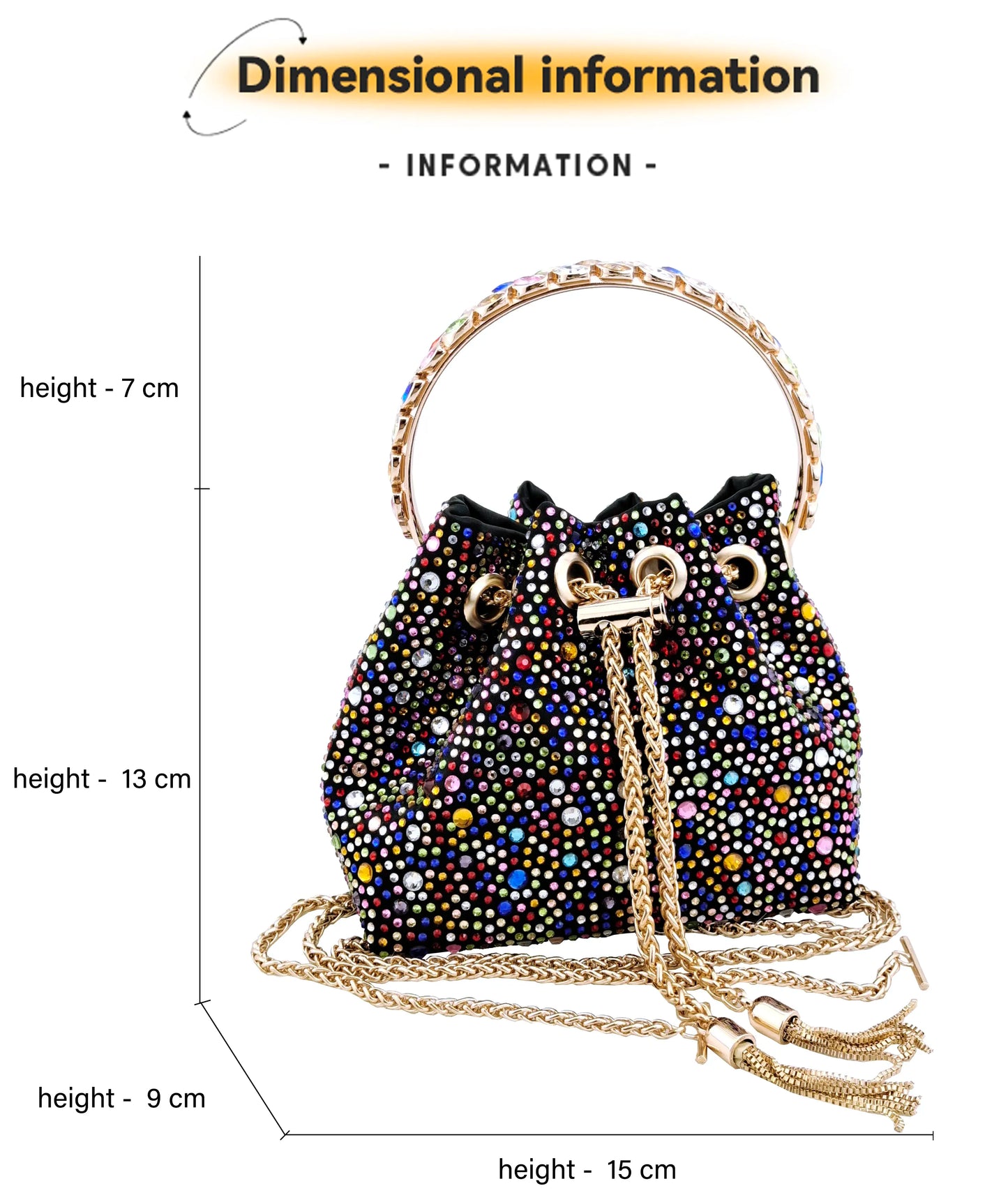 QSGFC 2023 Italian Design Luxury Women's Pointed Shoes And Bag Set Full Diamond Decoration Metal Closure Shoes for Party