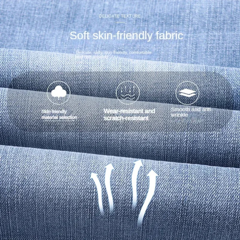 2024  Thin for summer Materail  Men's Luxury Classic Style Men Jeans
