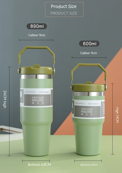 Tasse de voiture portable en acier inoxydable,