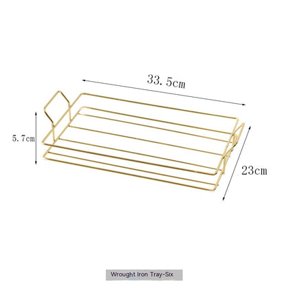 Iron Fruit Plate Home Living Room KTV Plate