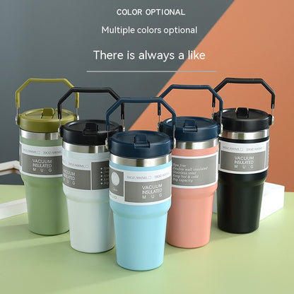 Tasse de voiture portable en acier inoxydable,