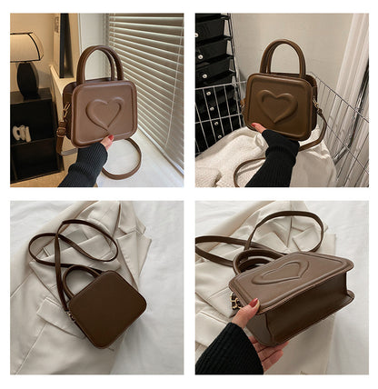 Sac à bandoulière décontracté, petit sac carré à la mode