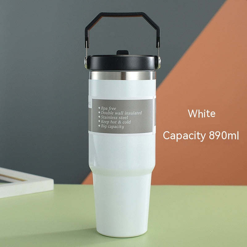 Tasse de voiture portable en acier inoxydable,